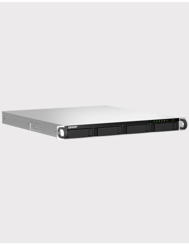 QNAP TS-464U 8GB Servidor NAS en rack 1U de 4 bahías (sin discos)