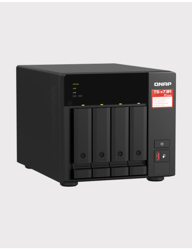 QNAP TS-473A 8GB Serveur NAS 4 baies WD RED PLUS 24To (4x6To)