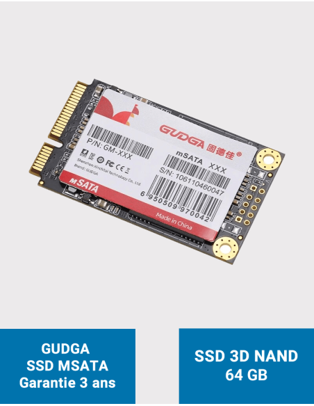 GUDGA Unidad de estado sólido interna MSATA 64GB