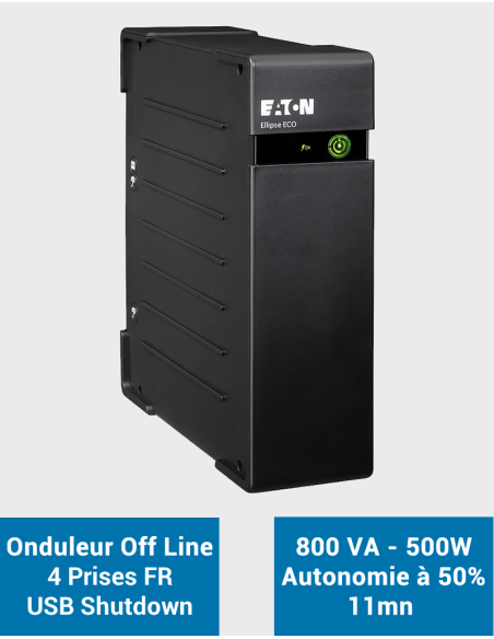 EATON Inversor Elipse ECO EL800USBFR 800VA 500W