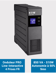 EATON Ellipse UPS PRO ELP850FR 850VA 510W