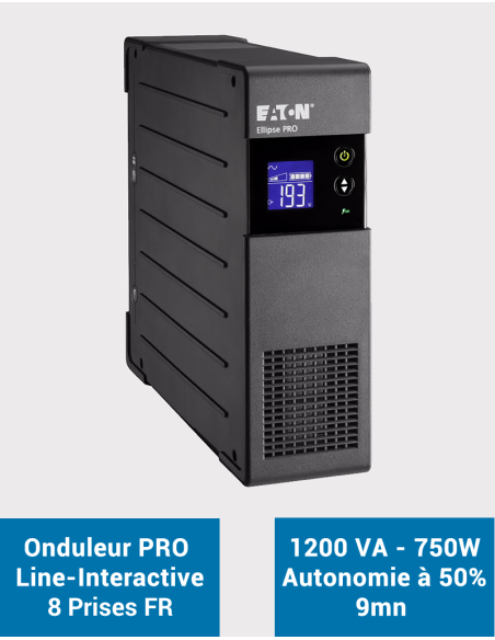 EATON Inversor Elipse PRO ELP1200FR 1200VA 750W