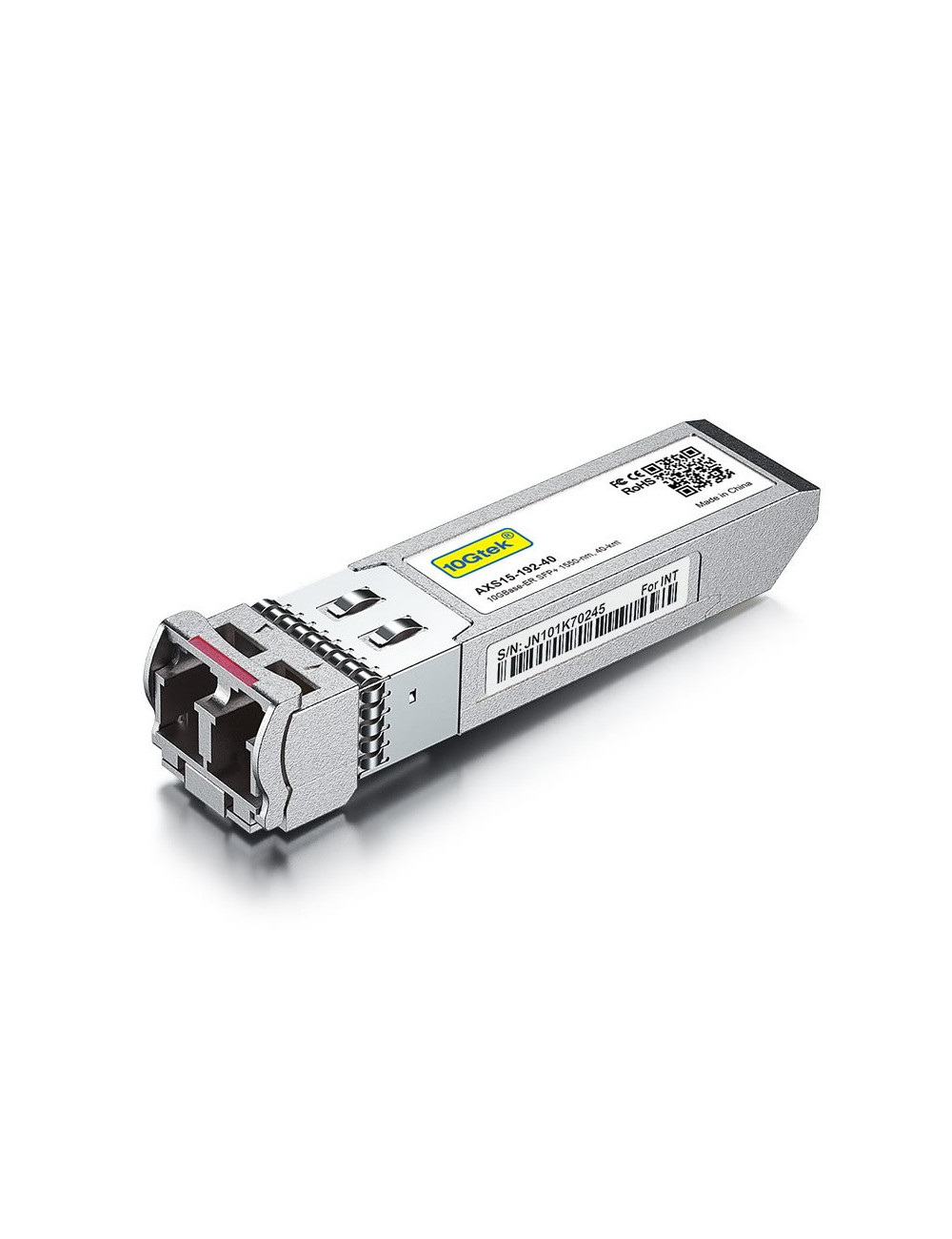Transceiver SFP+ 10GBase-LR Fibre optique LC 1310nm SingleMode (40Km)