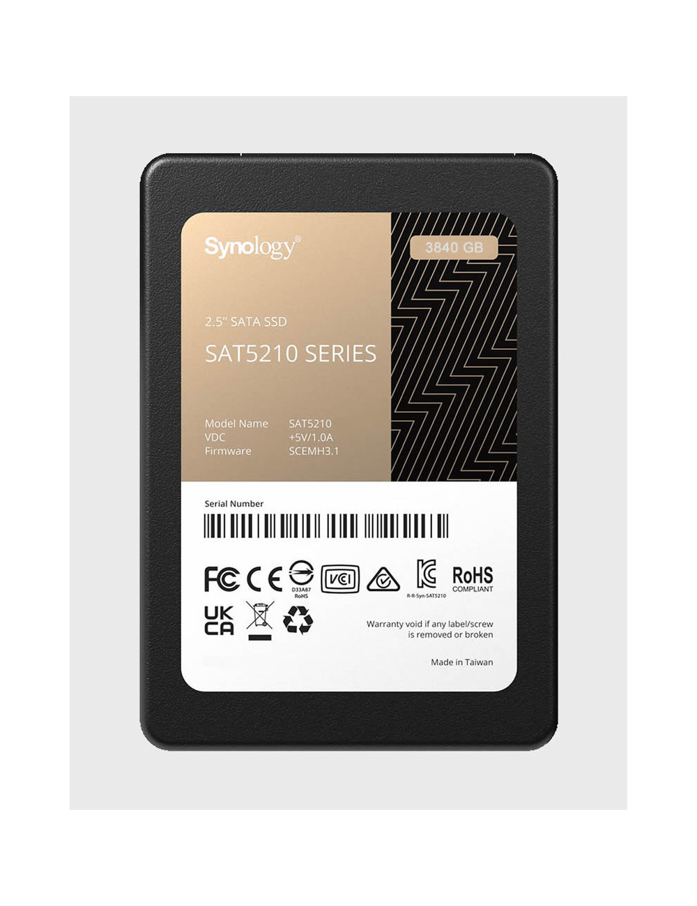 SYNOLOGY Unidad SSD SAT5210 3840G