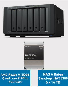 Synology DS1621+ NAS Server HAT5300 96TB (6x16TB)