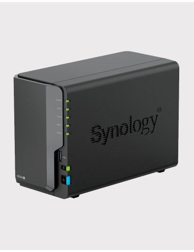 Synology DiskStation DS224+ 2GB Servidor NAS IRONWOLF 4TB (2x2TB)
