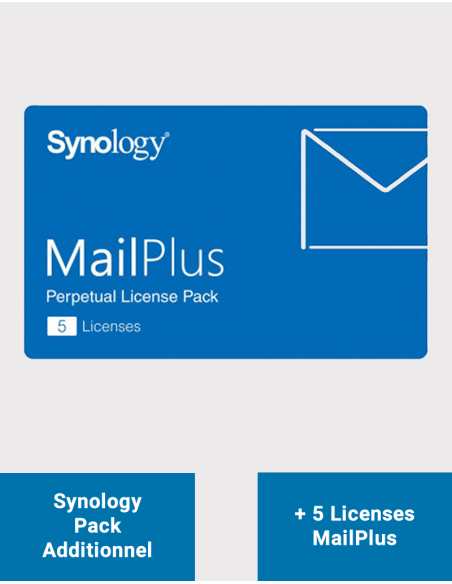 Synology Pack 5 licences MailPlus supplémentaire