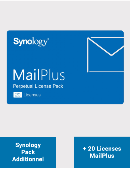 Synology Pack 20 licences MailPlus supplémentaire