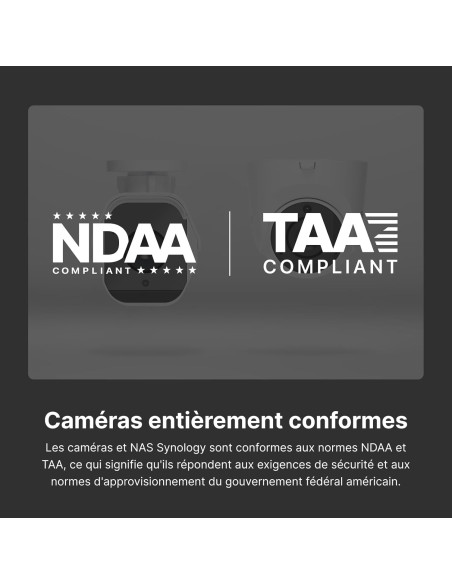 Cámara de seguridad Synology BC500 de 5 MP con IA y visión nocturna