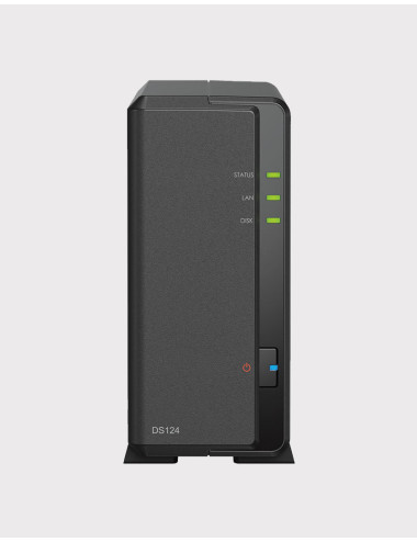 Synology DiskStation DS124 NAS Server WD RED PLUS 2TB (1x2TB)