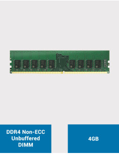 SYNOLOGY Expansión de memoria DDR4 Non-ECC Unbuffered DIMM de 4 GB 2