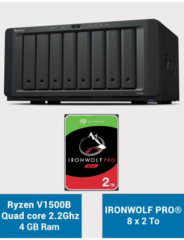 Synology DS1821+ 8-bay NAS Server IRONWOLF PRO 16TB (8x2TB)