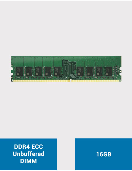 SYNOLOGY Extension mémoire 16GB DDR4 ECC Unbuffered DIMM