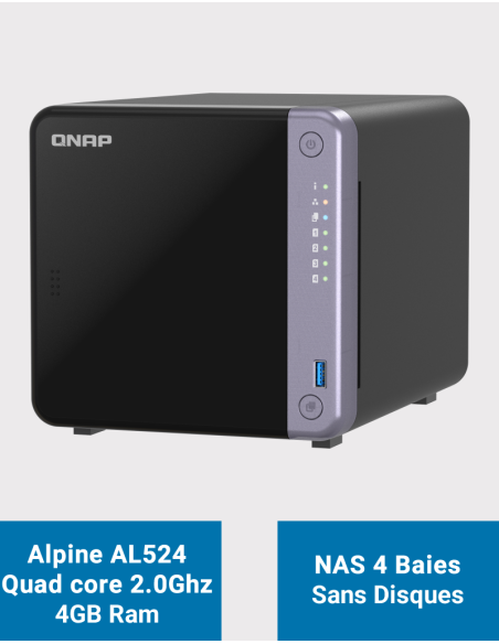 Qnap TS-432X NAS Server (Diskless)