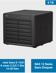 Synology DS3622xs+ Serveur NAS 12 baies (Sans disques)