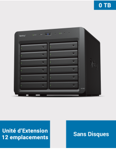 Synology DX1222 Unidad de expansión de 12 bahías (Sin Discos)