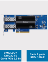 Synology E10G30-F2 Carte réseau 2 ports SFP+ 10GbE