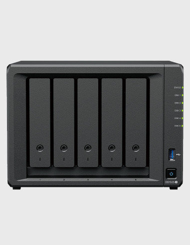 Synology DiskStation DS1525+ – NAS de 5 bahías sin discos