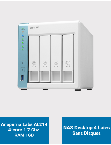 Qnap TS-431K NAS Server 4-Bay (Diskless)