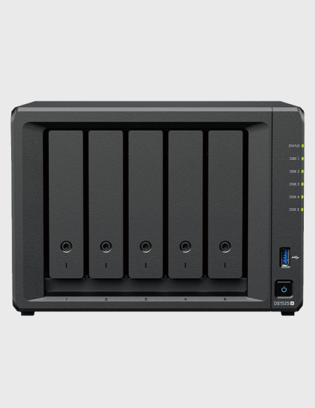 Synology DiskStation DS1525+ – NAS de 5 bahías sin discos