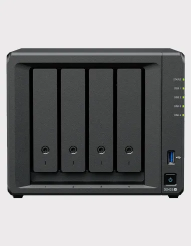 Synology DS425+ 4-Bay NAS Enclosure, 2.5 GbE, NVMe cache
