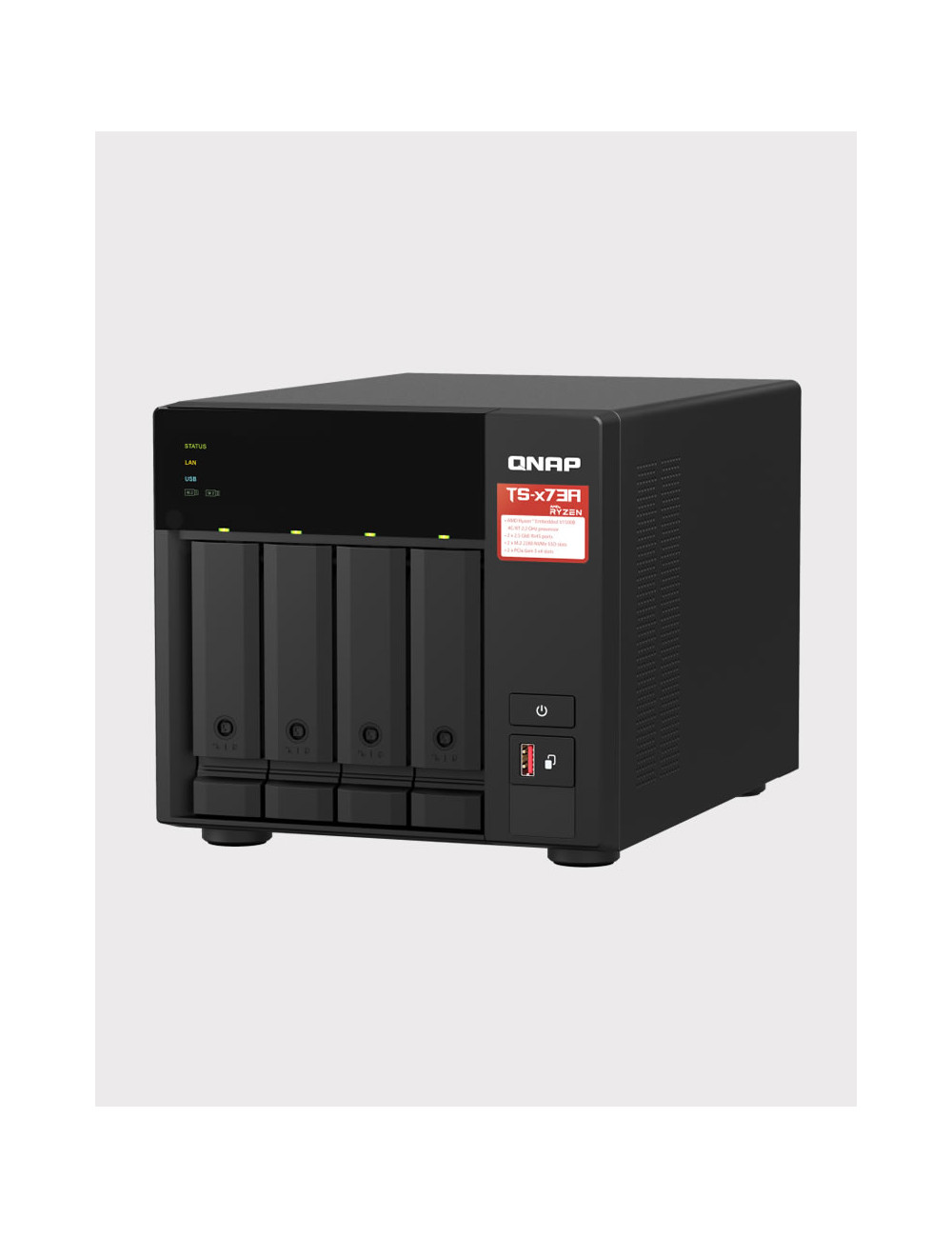 QNAP TS-431K Serveur NAS WD RED 8To (4x2To)