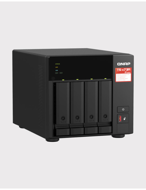 QNAP TS-431K Serveur NAS IRONWOLF 16To (4x4To)