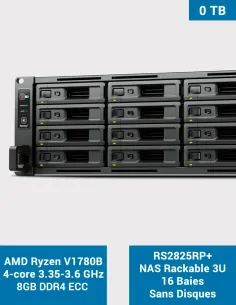 Synology RS2825RP+ – 16-Bay Rack NAS with Redundant Power