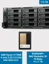 Synology RS2825RP+ 16-Bay NAS with 16 × SSD SAT5200-7000G (112 TB)