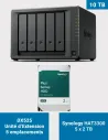 Synology DX525 – 5× HAT3300 2 TB (10 TB) – Unidad de expansión 5 bahías