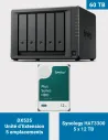 Synology DX525 – 5× HAT3300 12 TB (60 TB) – Unidad de expansión 5 bahías