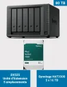 Synology DX525 – 5× HAT3300 16 To (80 To) – Unité d’expansion 5 baies