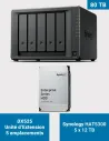 Synology DX525 – 5× HAT5300 12 To (60 To) – Unité d’expansion 5 baies