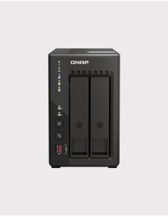 QNAP TS-253E-8G avec 2× Seagate IronWolf 10 To – NAS 2 baies pré-équipé, 8 Go RAM, 2× 2.5 GbE, NVMe, HDMI 4K 2