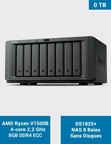 Synology DS1825+ (Diskless) – Scalable 8-Bay NAS