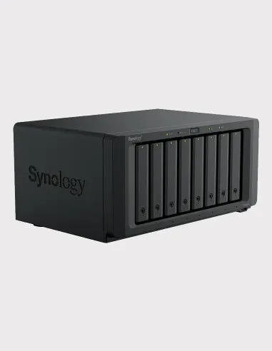 Synology DS1825+ front view 8 bays, professional diskless NAS, Ethernet and PCIe ports