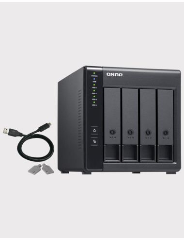 QNAP TS-253D 4GB Serveur NAS WD RED 8To (2x4To)
