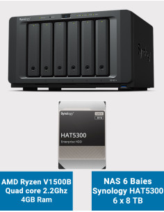 Synology DS1621+ Servidor NAS HAT5300 48TB (6x8TB)