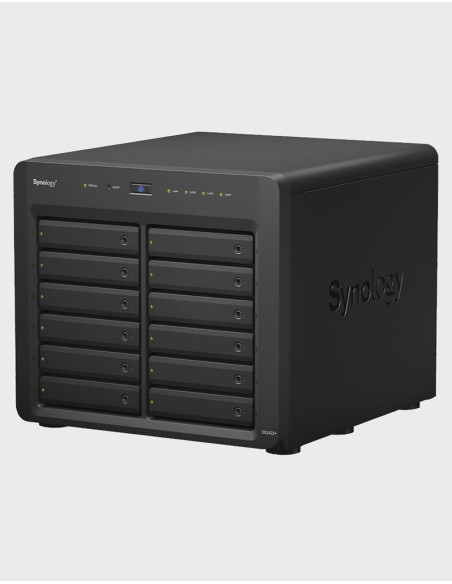 Synology DS2422+ Serveur NAS 12 baies HAT3300 192To (12x16To)