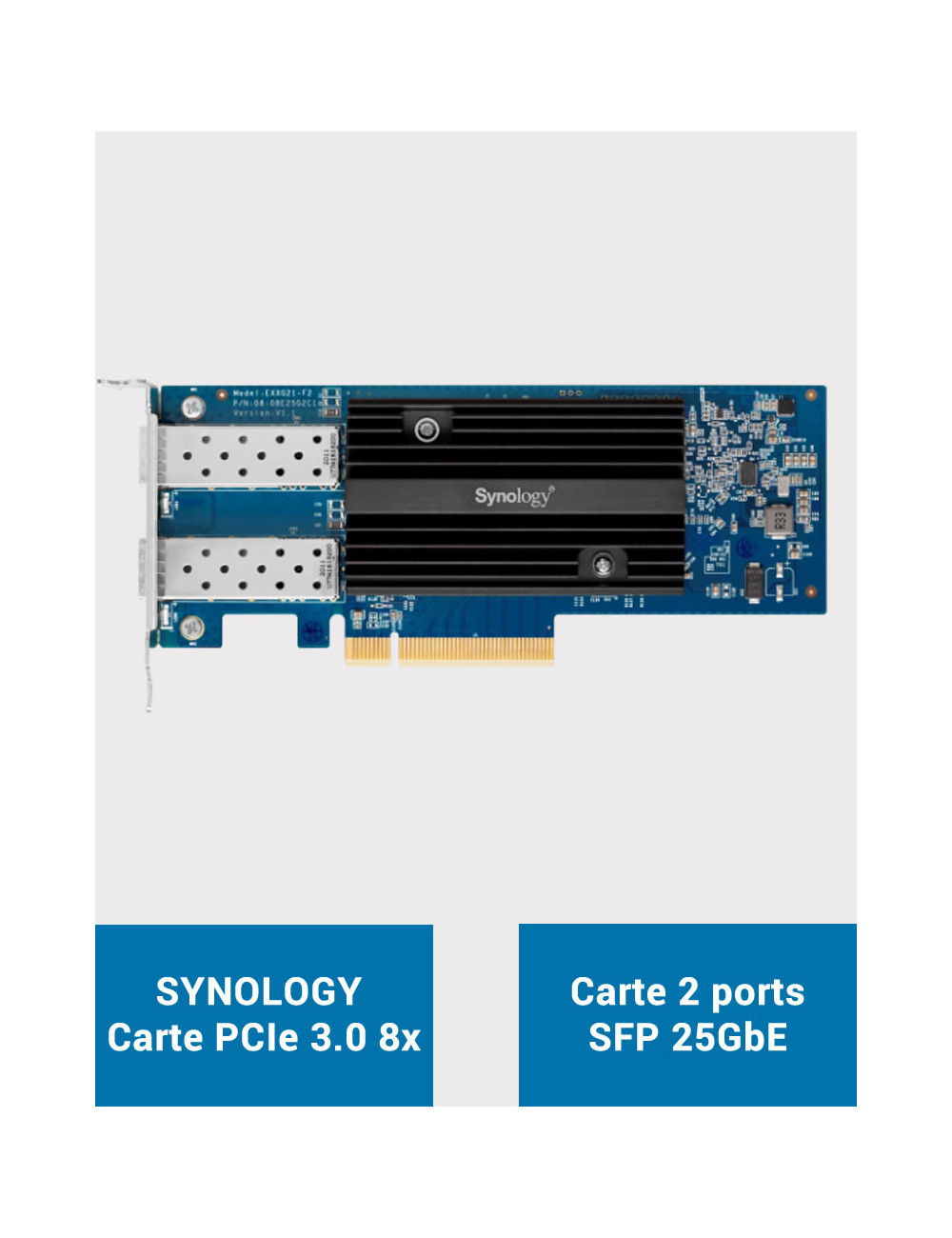Synology Tarjeta de red SFP de 2 puertos y 25 GbE
