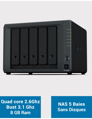 Synology RS217 Serveur NAS WD RED 16 To