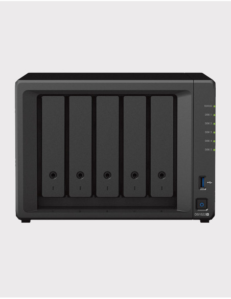 Synology DiskStation® DS1522+ Servidor NAS WD RED PLUS 50TB (5x10TB)