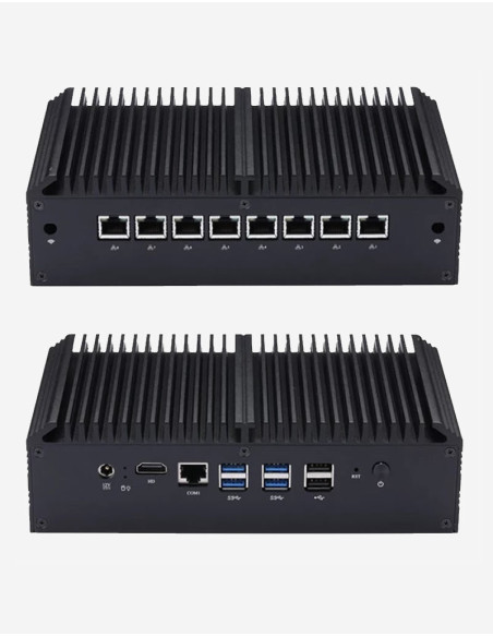 Firewall Q8x Celeron 3865U 8 ports GbE