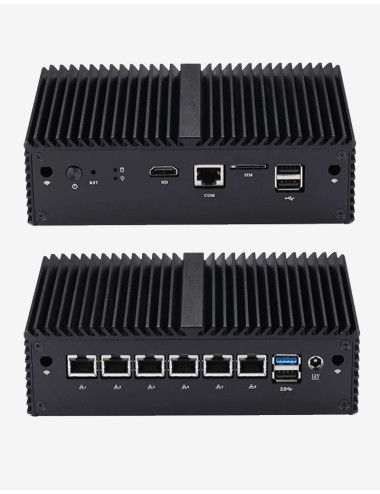 Firewall OPNsense® Q1x Celeron J1900 6 ports Gigabit 2Go SSD 60Go