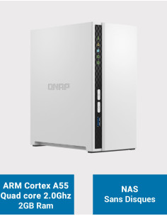 QNAP TS-233 Serveur NAS (Sans disques)