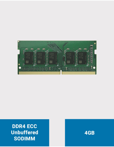 SYNOLOGY Extension mémoire 4GB DDR4 ECC SODIMM sin búfer