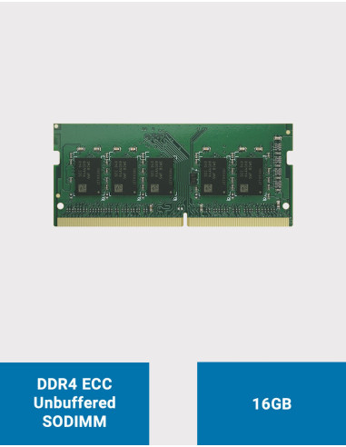SYNOLOGY 16GB DDR4 ECC Unbuffered SODIMM Memory Expansion