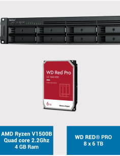 QNAP TS-251B NAS Server WD RED 8TB