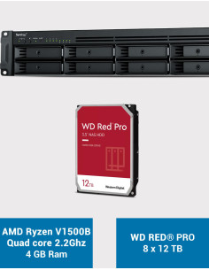 Synology RS1221+ Servidor NAS Rack WD RED PRO 96TB (8x12TB)