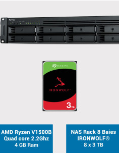 Synology RS1221+ NAS Rack Server IRONWOLF 24TB (8x3TB)
